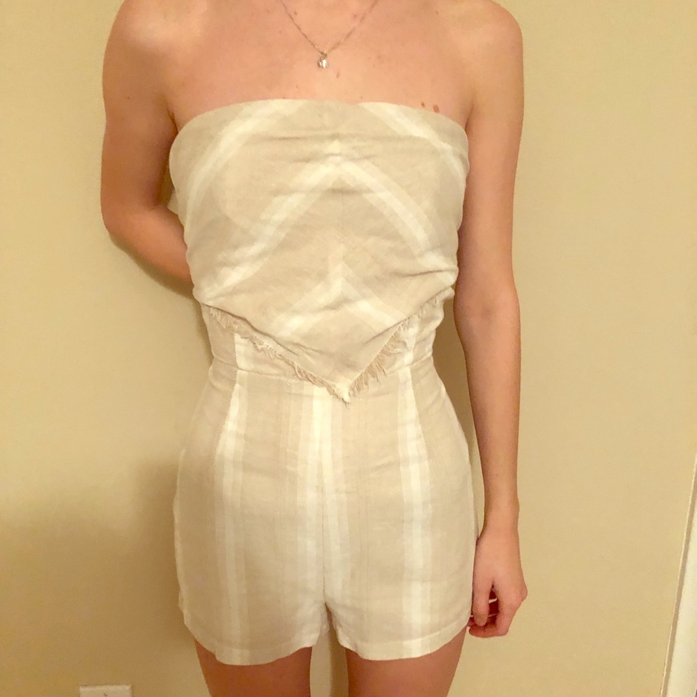 Tan Romper